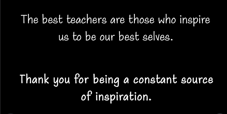 Beyond the Lesson Plan: A Thank You From Our Students