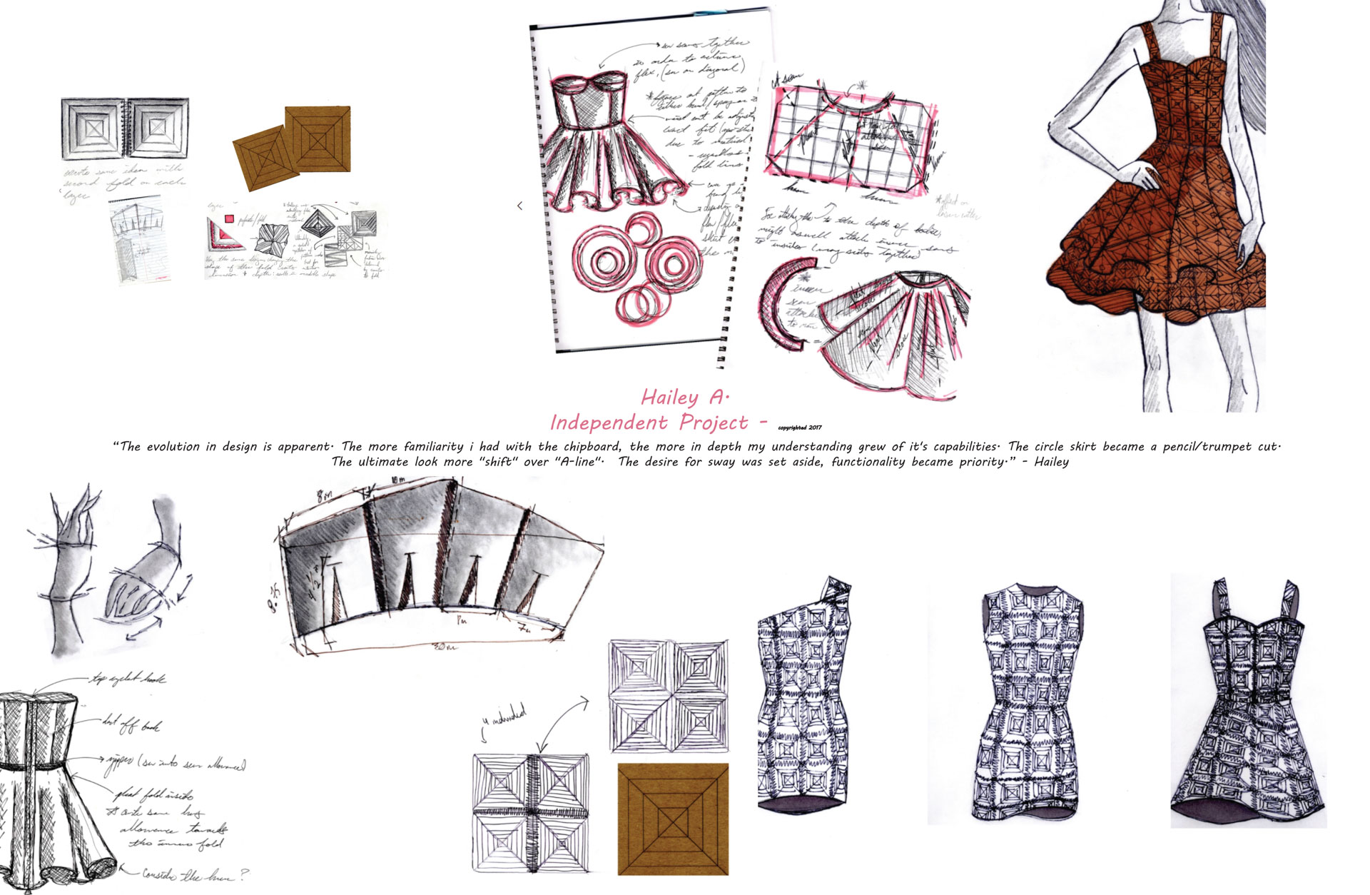The process-Dress Design_Hailey