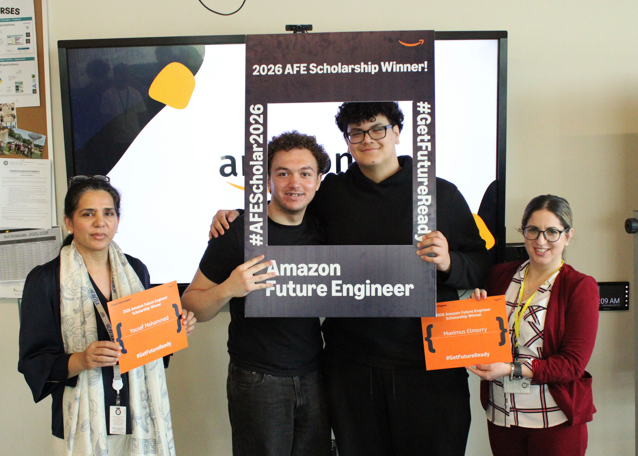High Tech High School Students Earn Amazon Future Engineer Scholarship