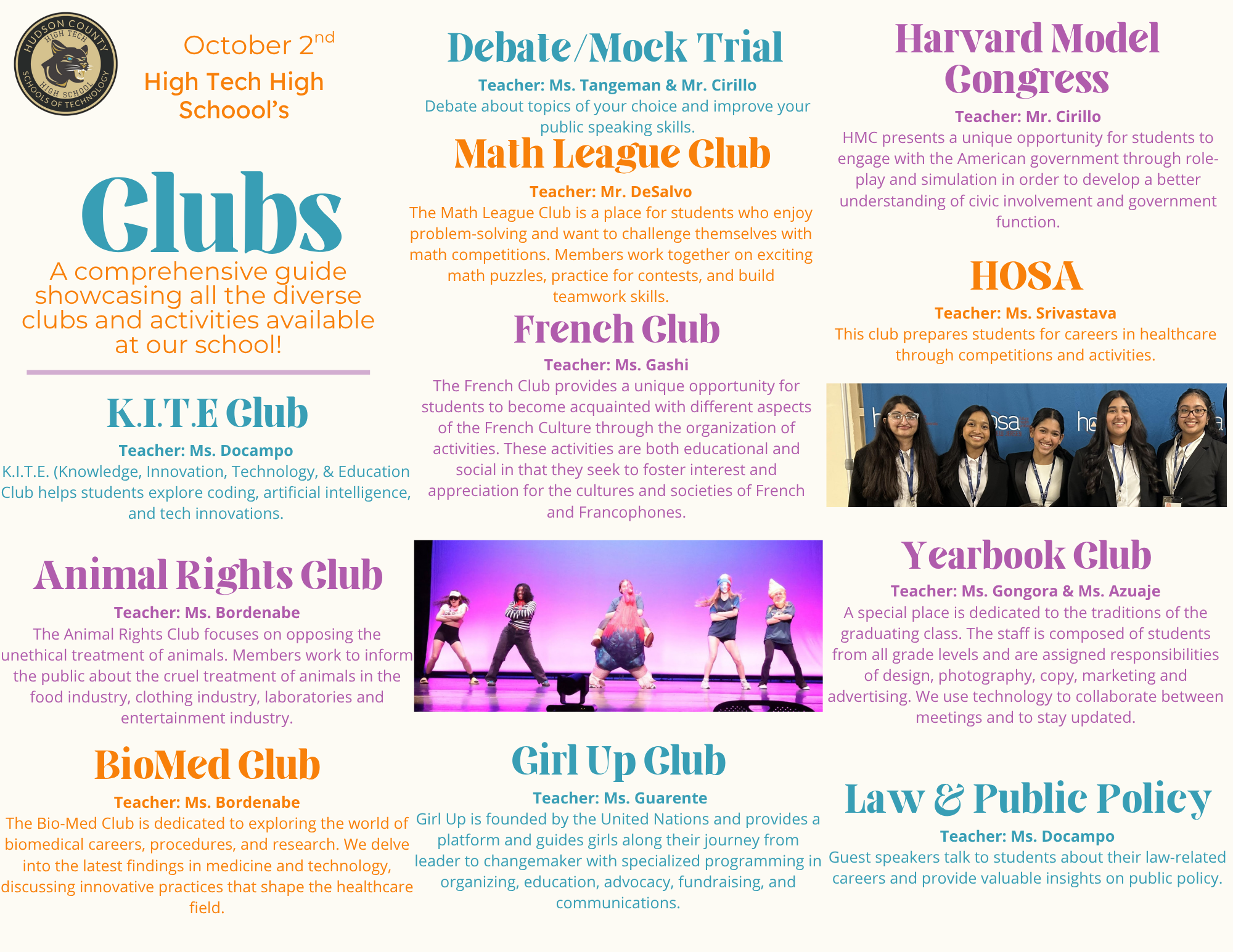 High Tech High School Clubs