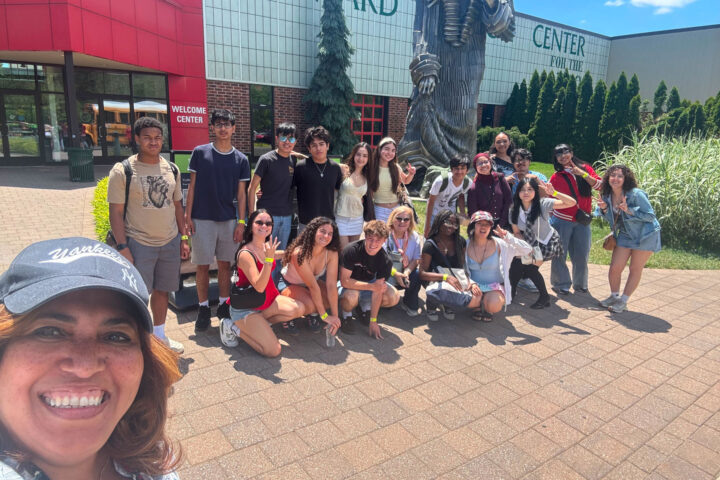 Art Comes Alive: High Tech French students Step “Beyond the Frame” at Grounds for Sculpture