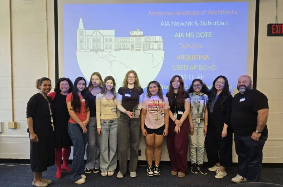 High Tech High School Team Wins Best Overall Tower at NJ Architecture Week STEAM Challenge