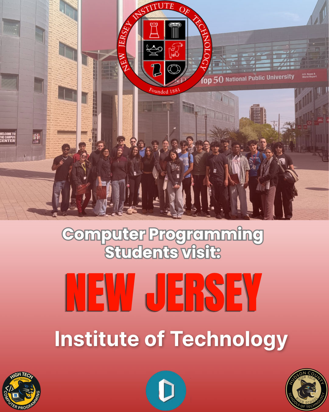 High Tech High Programming Students Explore Academic and Career Paths at NJIT