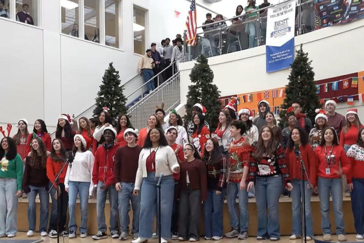 High Tech High School Shines Bright at 2nd Annual Holiday Tree Lighting Celebration