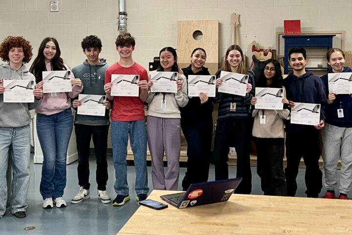 Senior Wood Technology Students Earn Industry Valued Credential