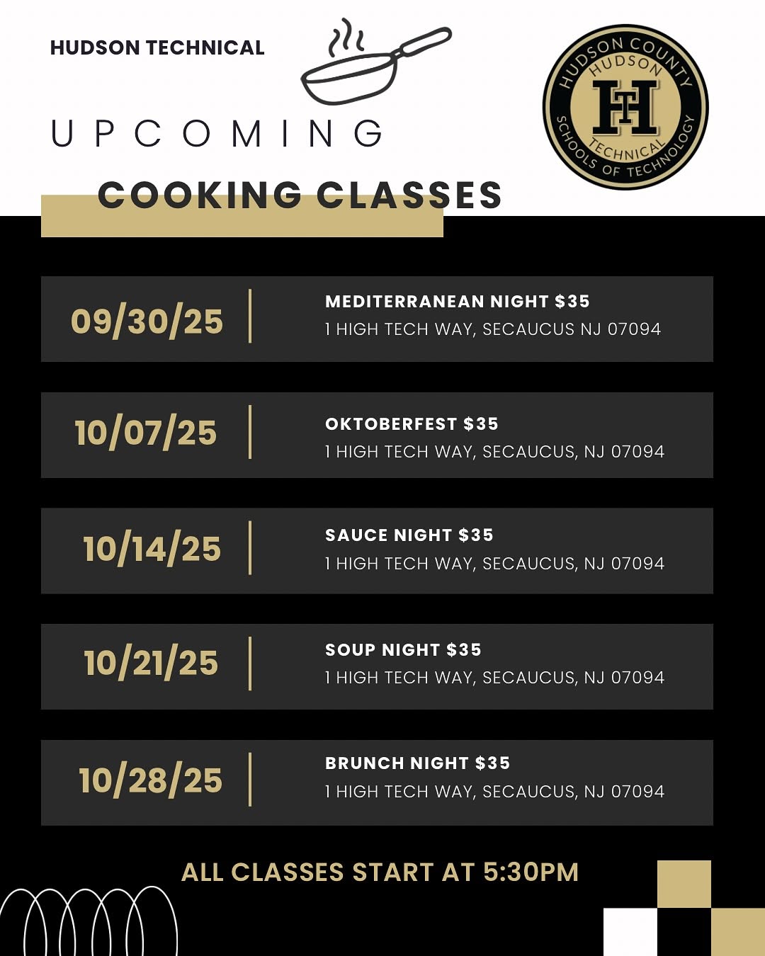 There’s Always Something Cooking at Hudson Technical!