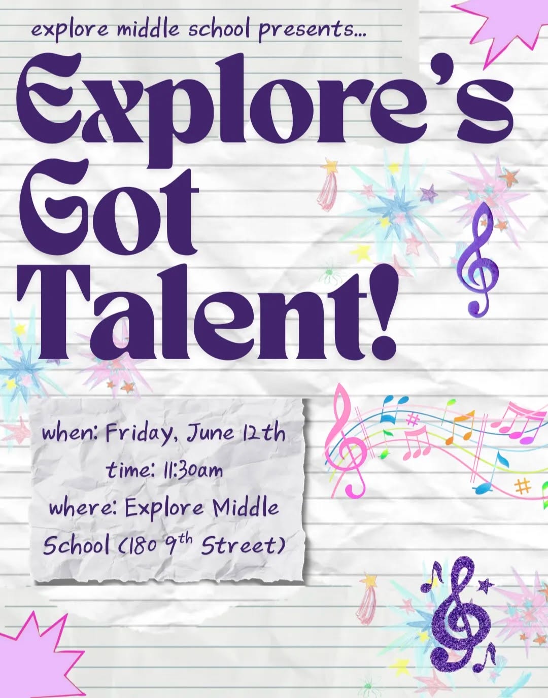 Explore’s Got Talent is Coming!