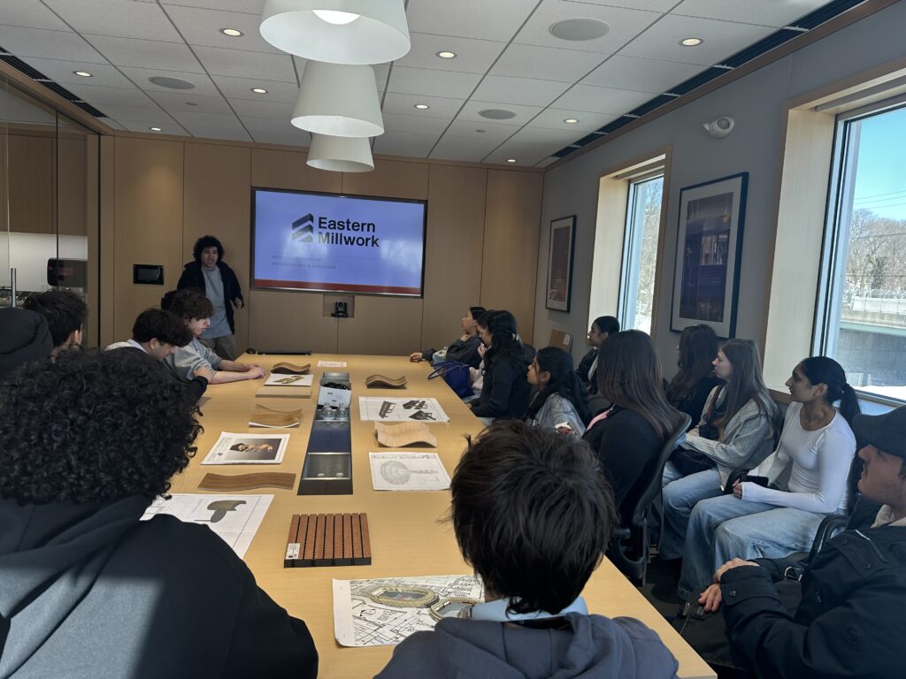 HTHS Students Reunite with Alumni and Engineering Apprentices at Eastern Millwork, Inc.