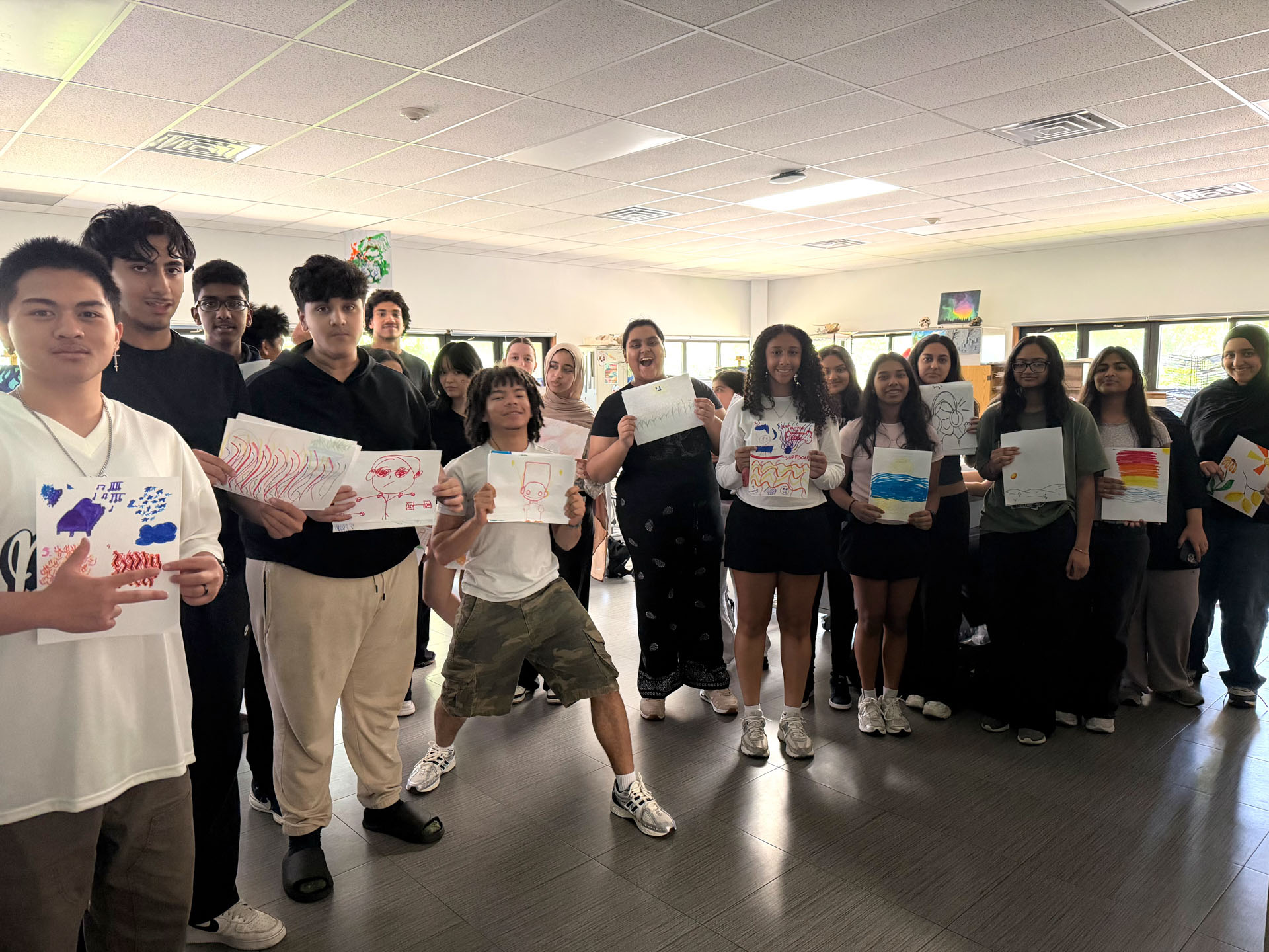 County Prep Students Host Wellness Day