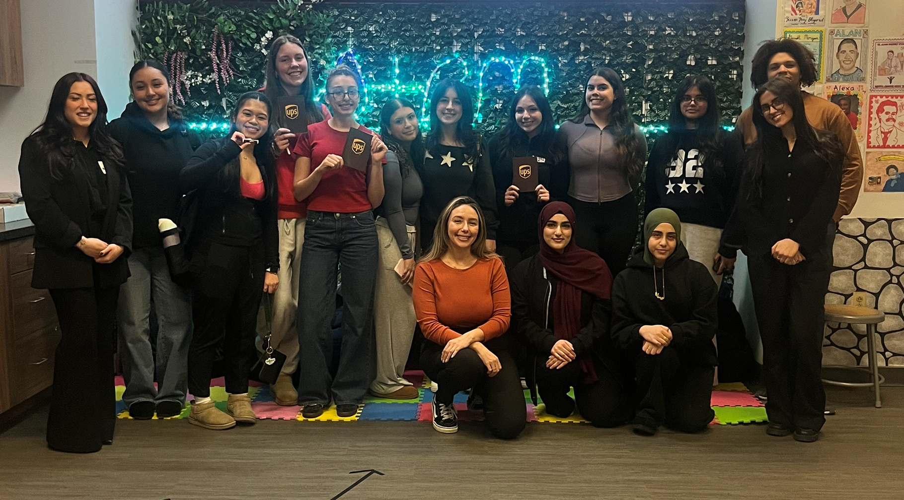 U.P.S. STEM Presenters Visit County Prep’s Women in STEM Club