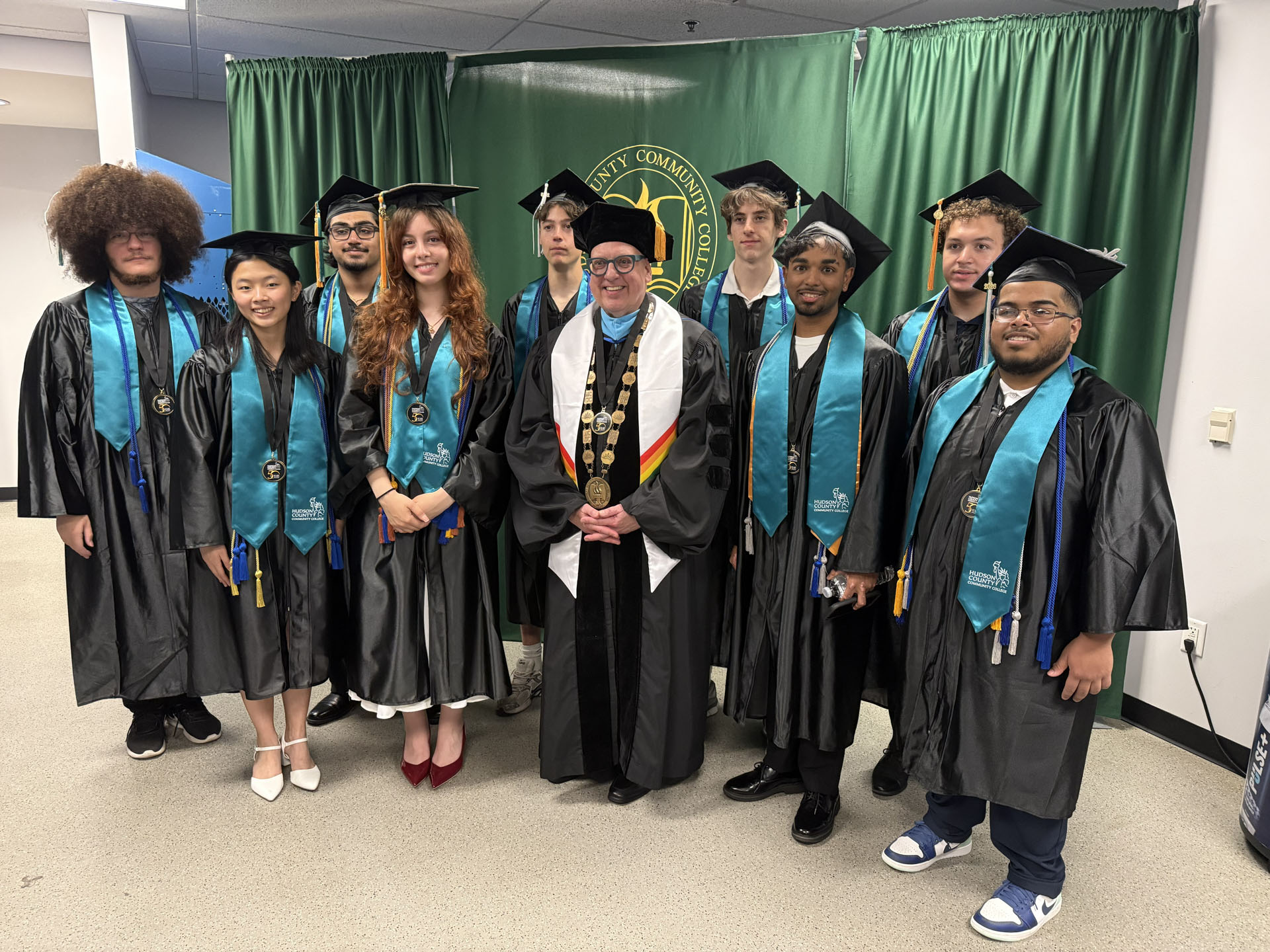 Hudson County Schools of Technology Celebrates 34 Students Earning Associate Degrees Before High School Graduation