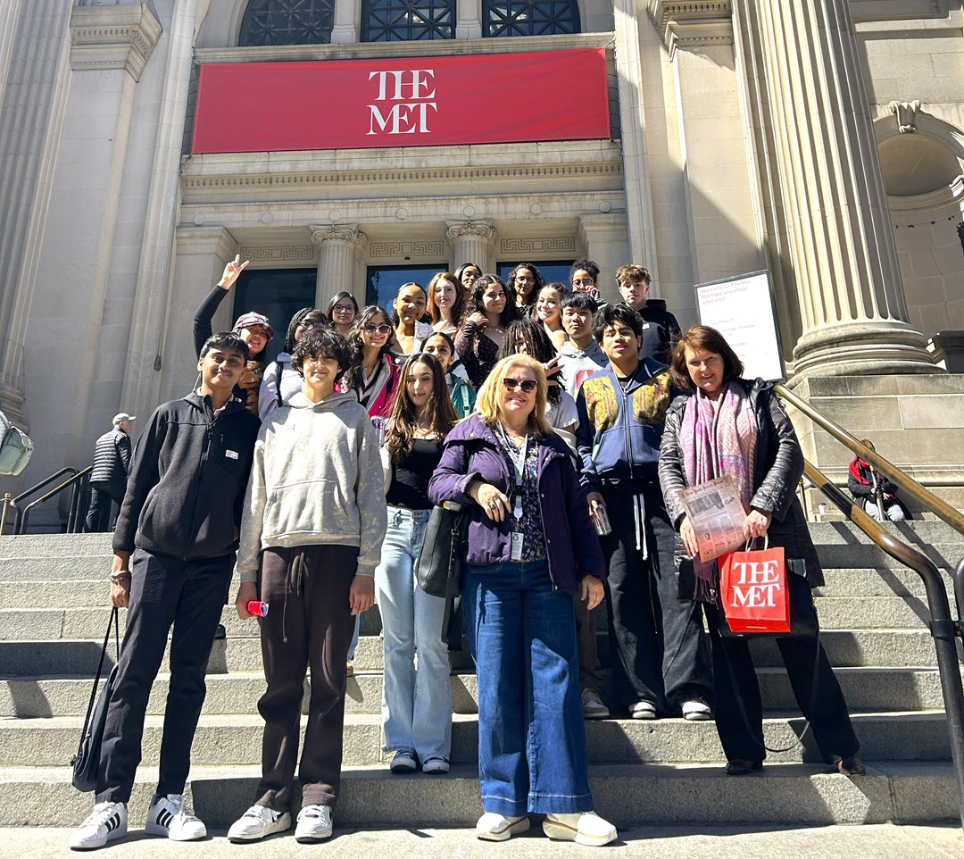 From the Met to HTHS: Students Conduct Research for Upcoming French Immersive Museum