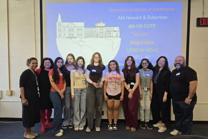 High Tech High School Team Wins Best Overall Tower at NJ Architecture Week STEAM Challenge