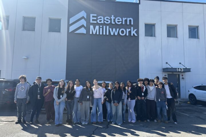 HTHS Students Reunite with Alumni and Engineering Apprentices at Eastern Millwork, Inc.